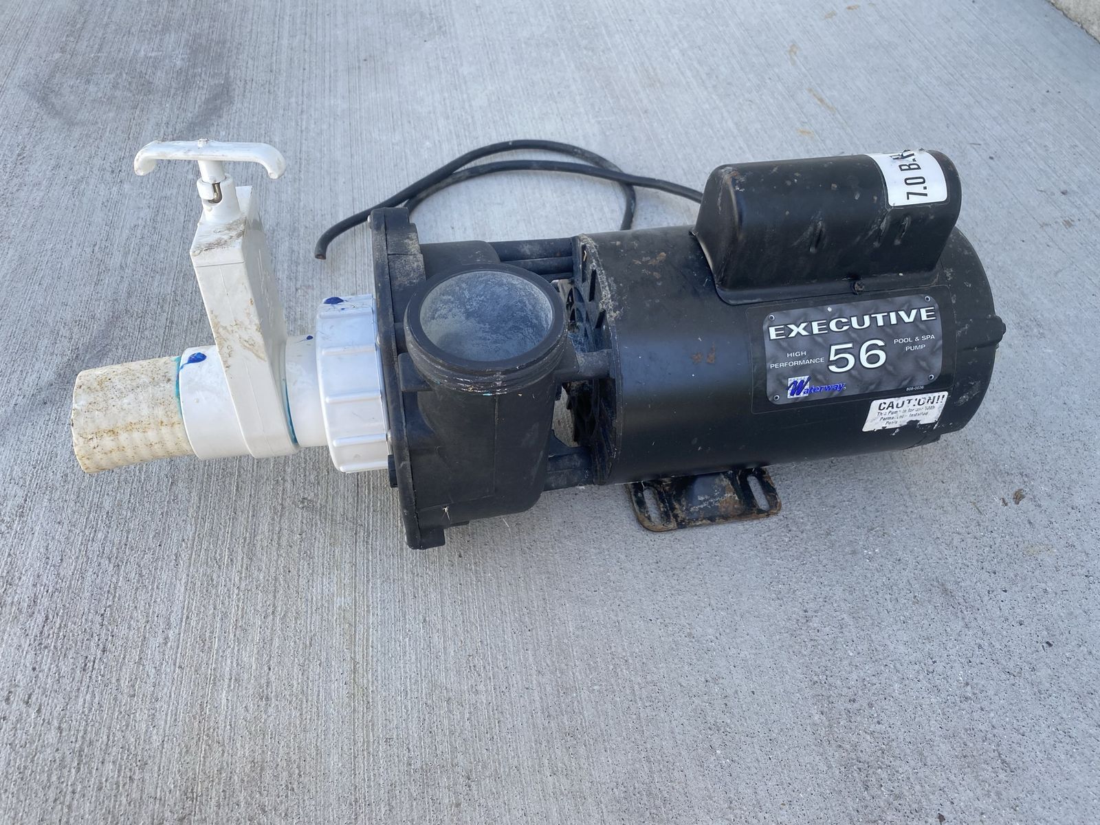 Waterway Executive High Performance Pool & Spa Pump - PF-40-1N22C, 230V, 12A