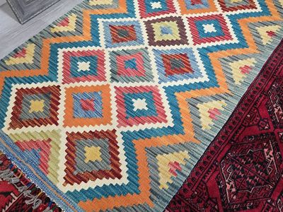 ~3x4 NEW Handknotted Kilim Wool Rug