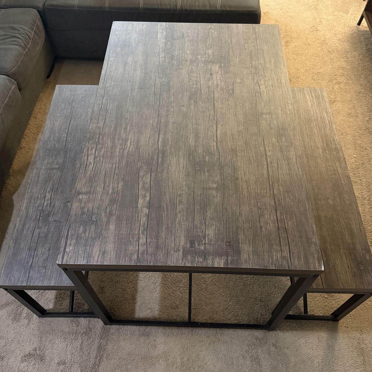 Small DiningTable with Benches (45.5 in x 29.5 in)