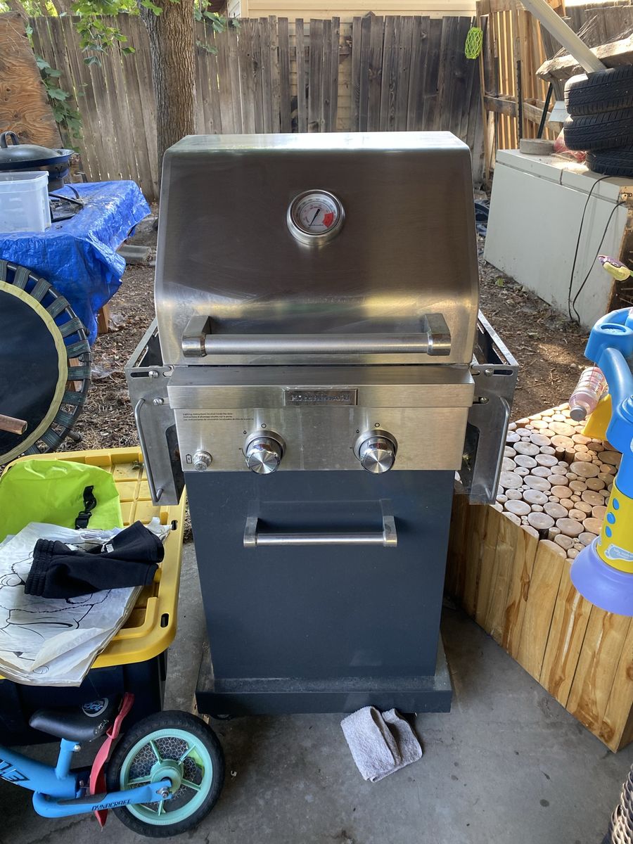 KitchenAid 2-Burner Stainless Steel Propane Gas Grill