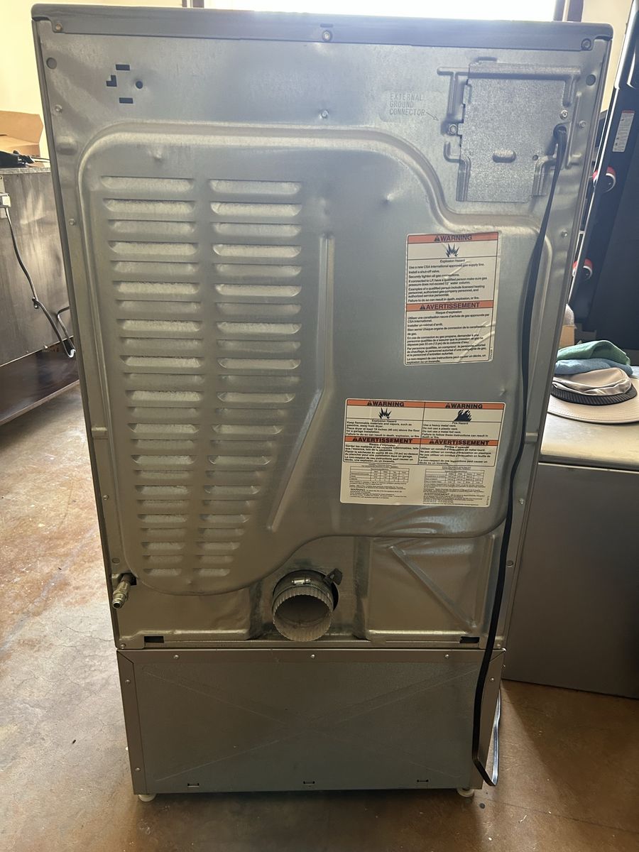 Whirlpool Gas Dryer - Silver, Front Load, Dependable 20-Year-Old Model