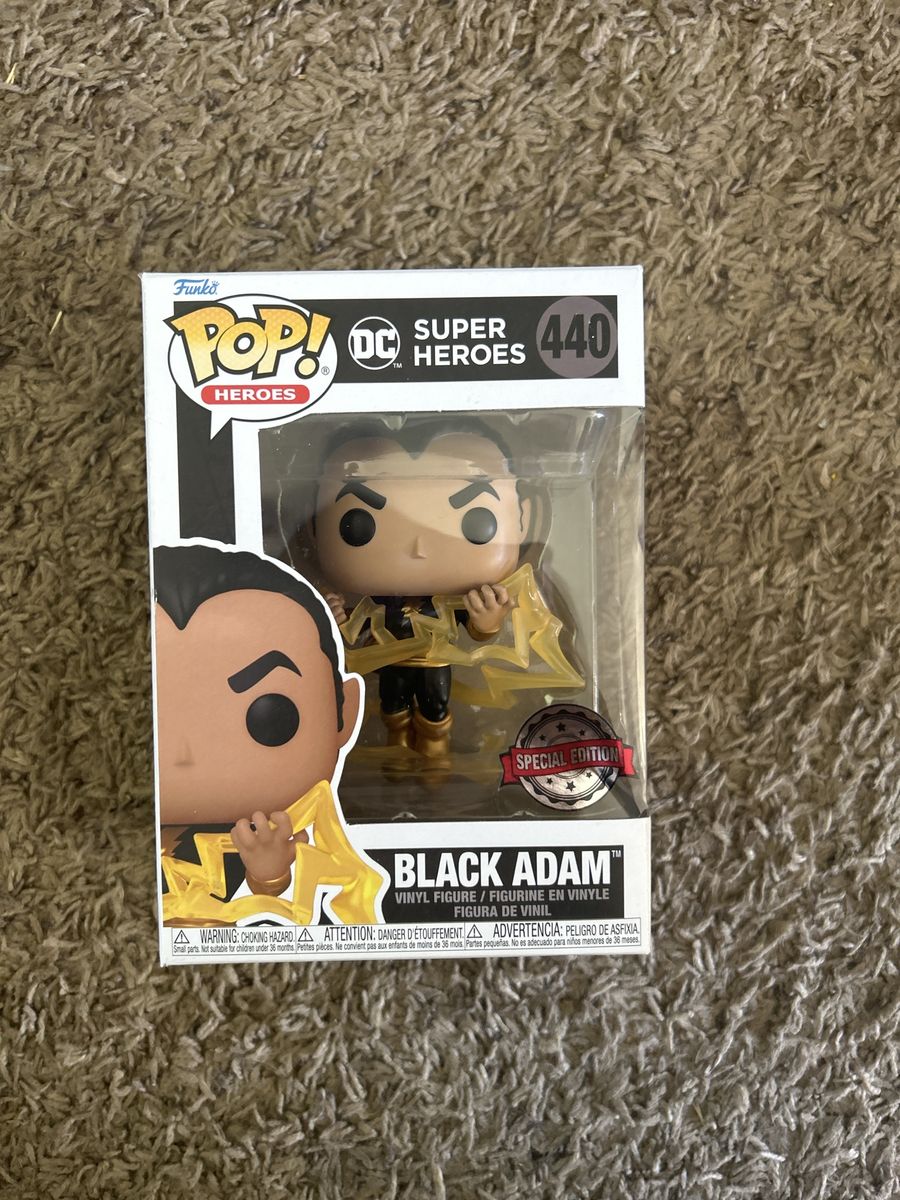 Funko Pop! DC Super Heroes Black Adam #440 Special Edition Vinyl Figure
