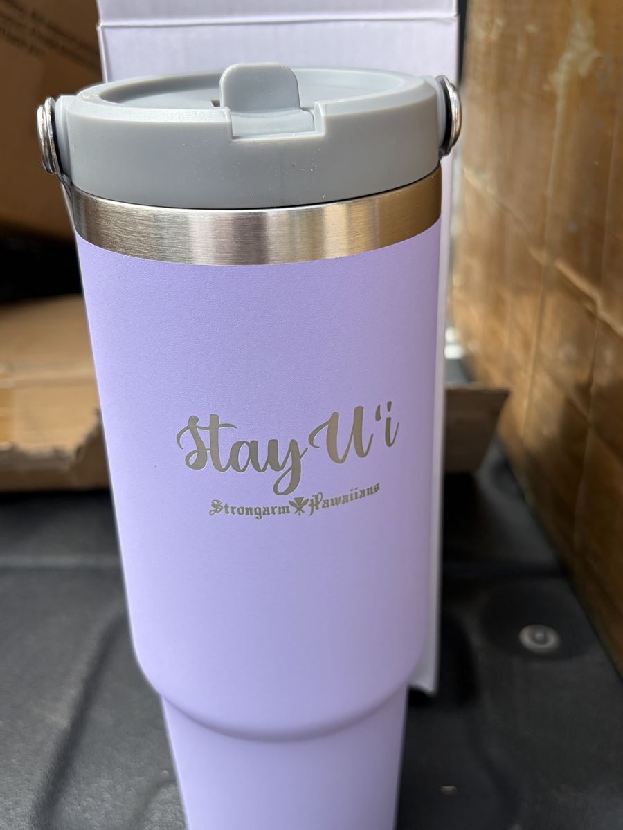 Strongarm Hawaiians Stay Uʻi Insulated Travel Tumbler - Brand New
