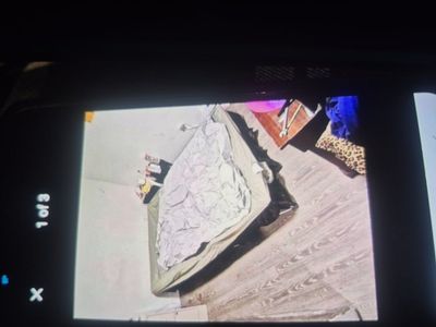 Queen size air mattress and foldable frame