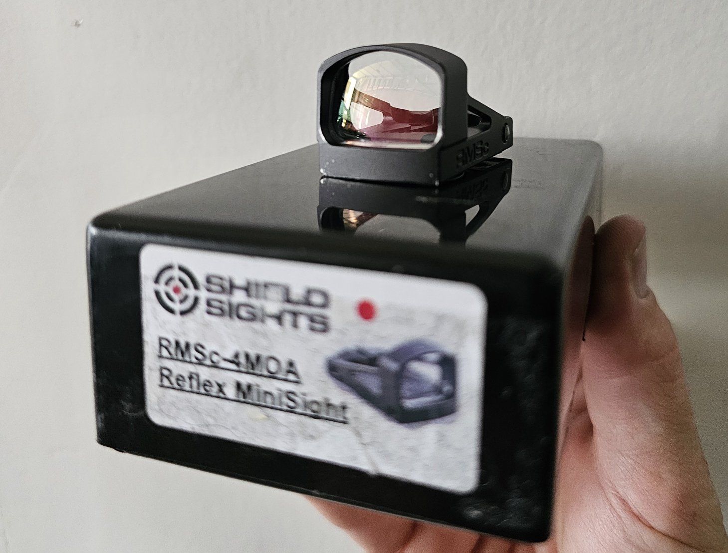 Shield Sights Glass Edition 4 MOA Red Dot Fits RMSc Footprint - RMSC-4MOA-GLASS