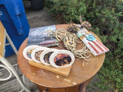 yard sale rain or shine happening now