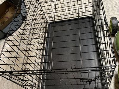 Large dog crate kennel folding wire type 36”