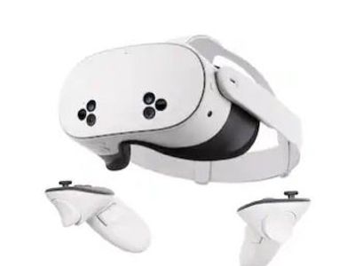 Meta Quest 3 VR Headset and Touch Plus Controllers
