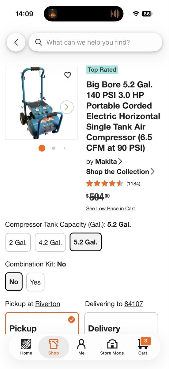 Makita Portable Air Compressor