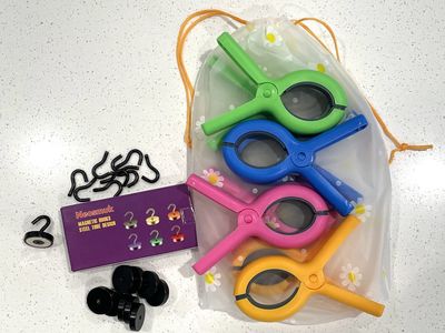 Cruise Beach Pack Clips & Magnets