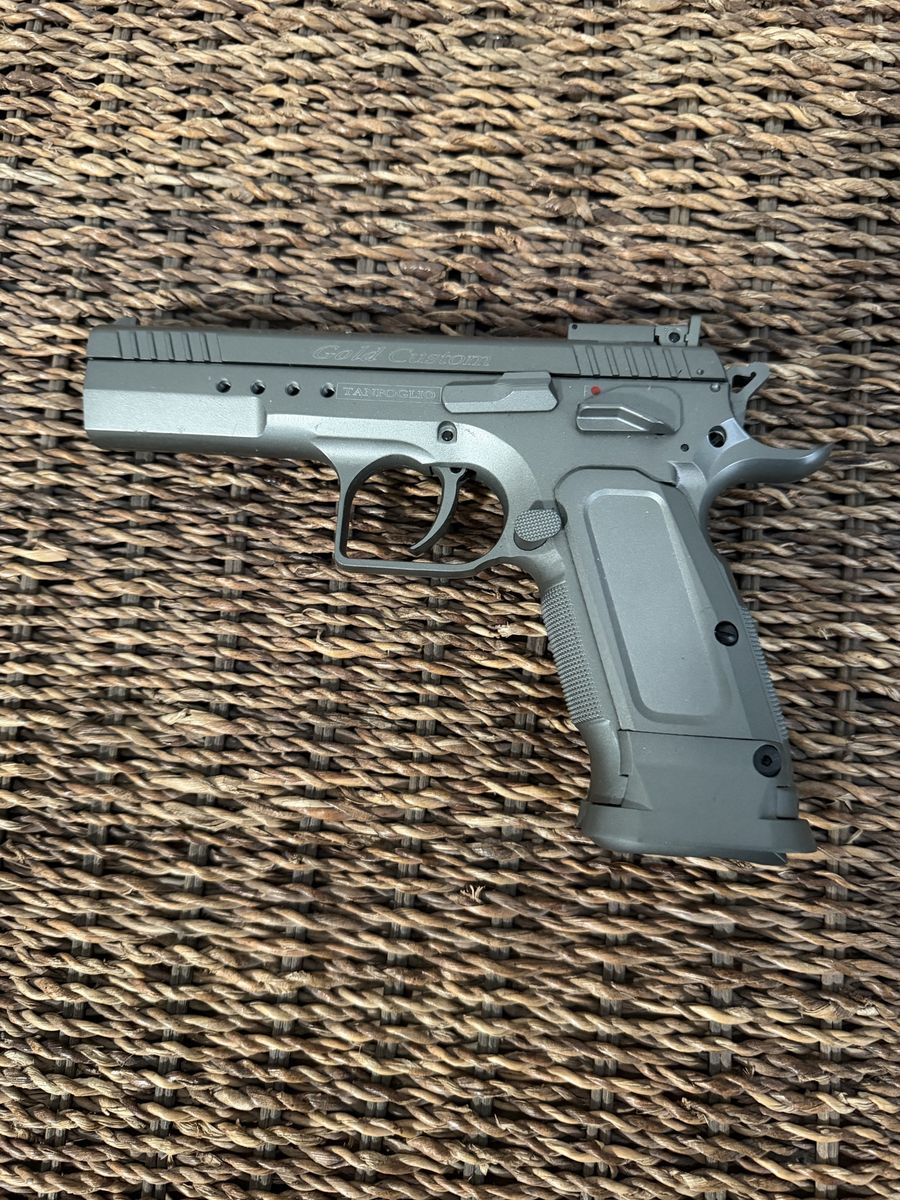 Cybergun x Tanfoglio Gold Custom GBB Airsoft Pistol