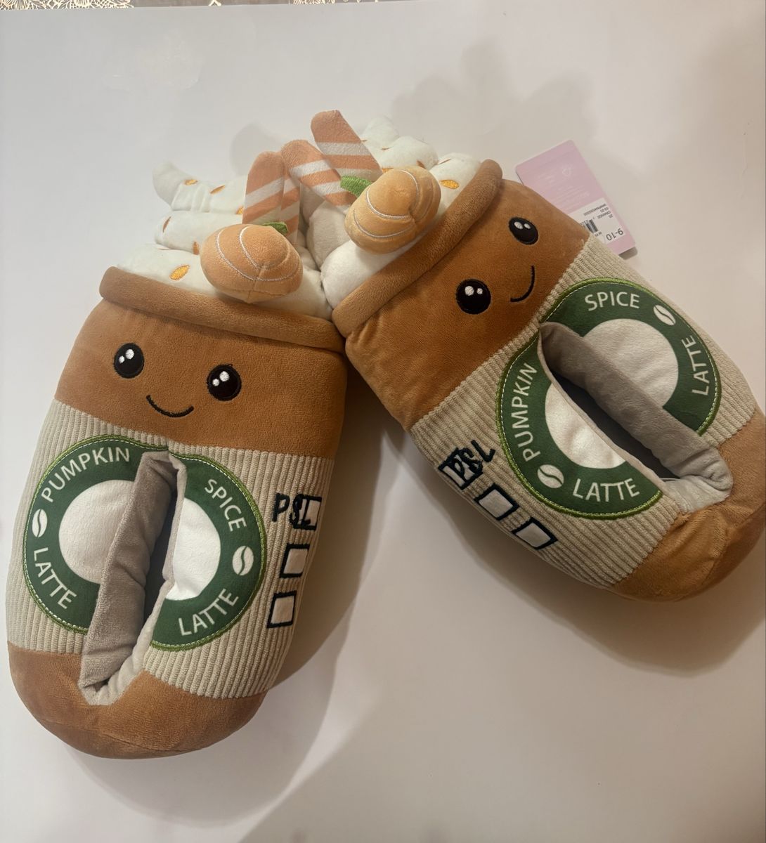 New latte slippers