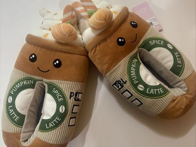 New latte slippers