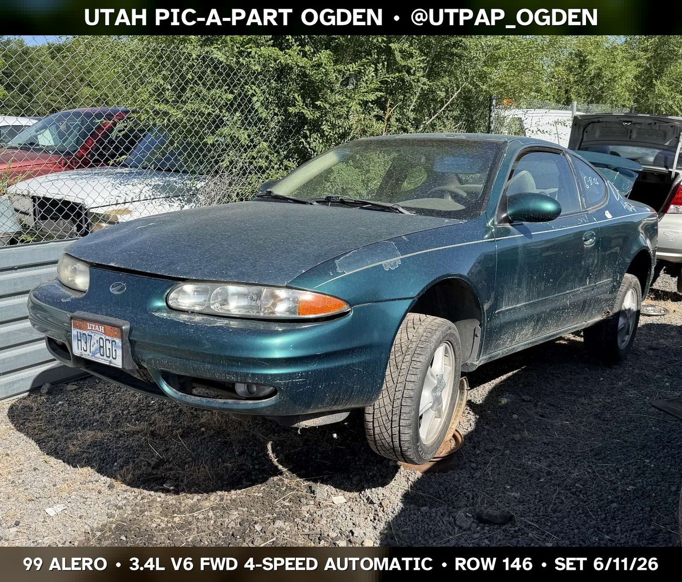 1999 Oldsmobile Alero Parts - UTPAP Ogden