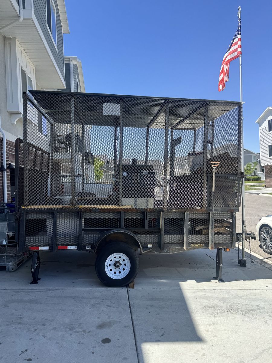 Big Bubba’s Custom Enclosed Equipment Trailer | Steel Enclosure | Metal Roof | No Title Required