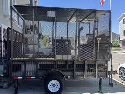 Big Bubba’s Custom Enclosed Equipment Trailer | Steel Enclosure | Metal Roof | No Title Required