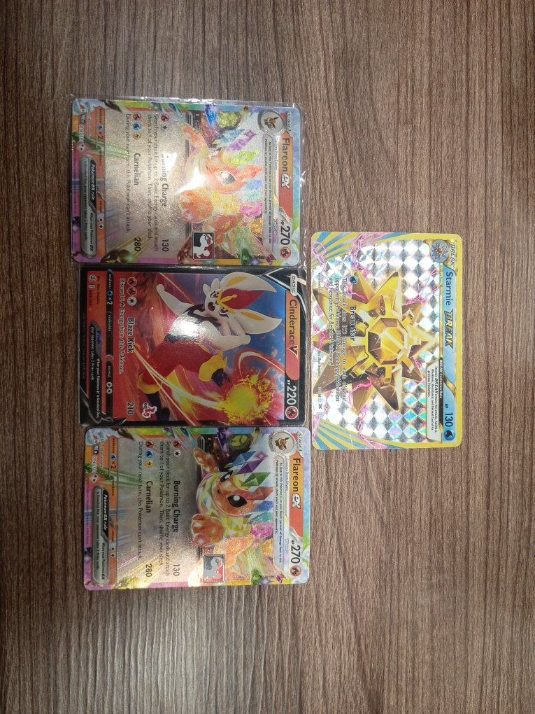 Tera Flareons, Cinderace V, starmie BREAK