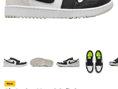 Air Jordan 1 low G spikeless golf shoes men’s 10