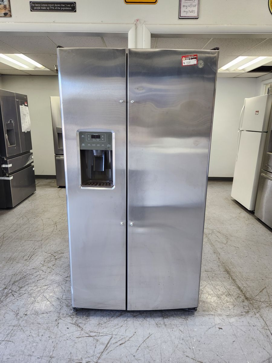 GE Stainless Steel Side-by-Side Refrigerator