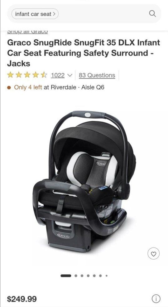 NEW Graco Infant Car Seat