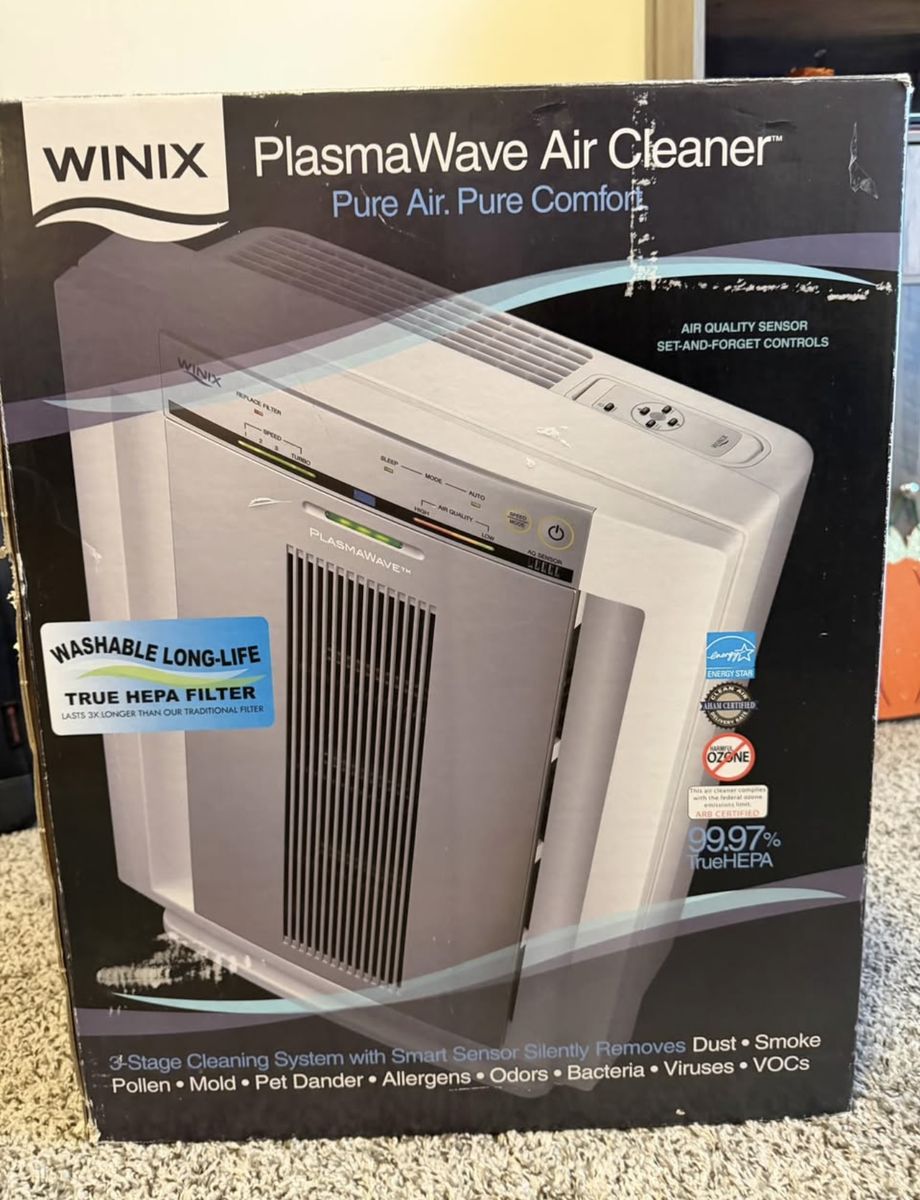 Winix PlasmaWave True HEPA Air Purifier - White/Silver
