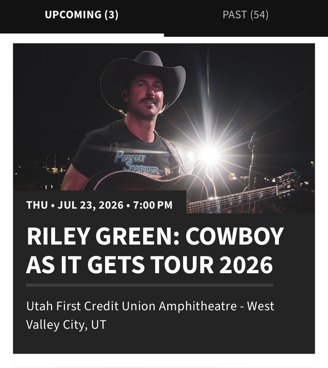 Riley Green Tickets UFCU Amphitheater