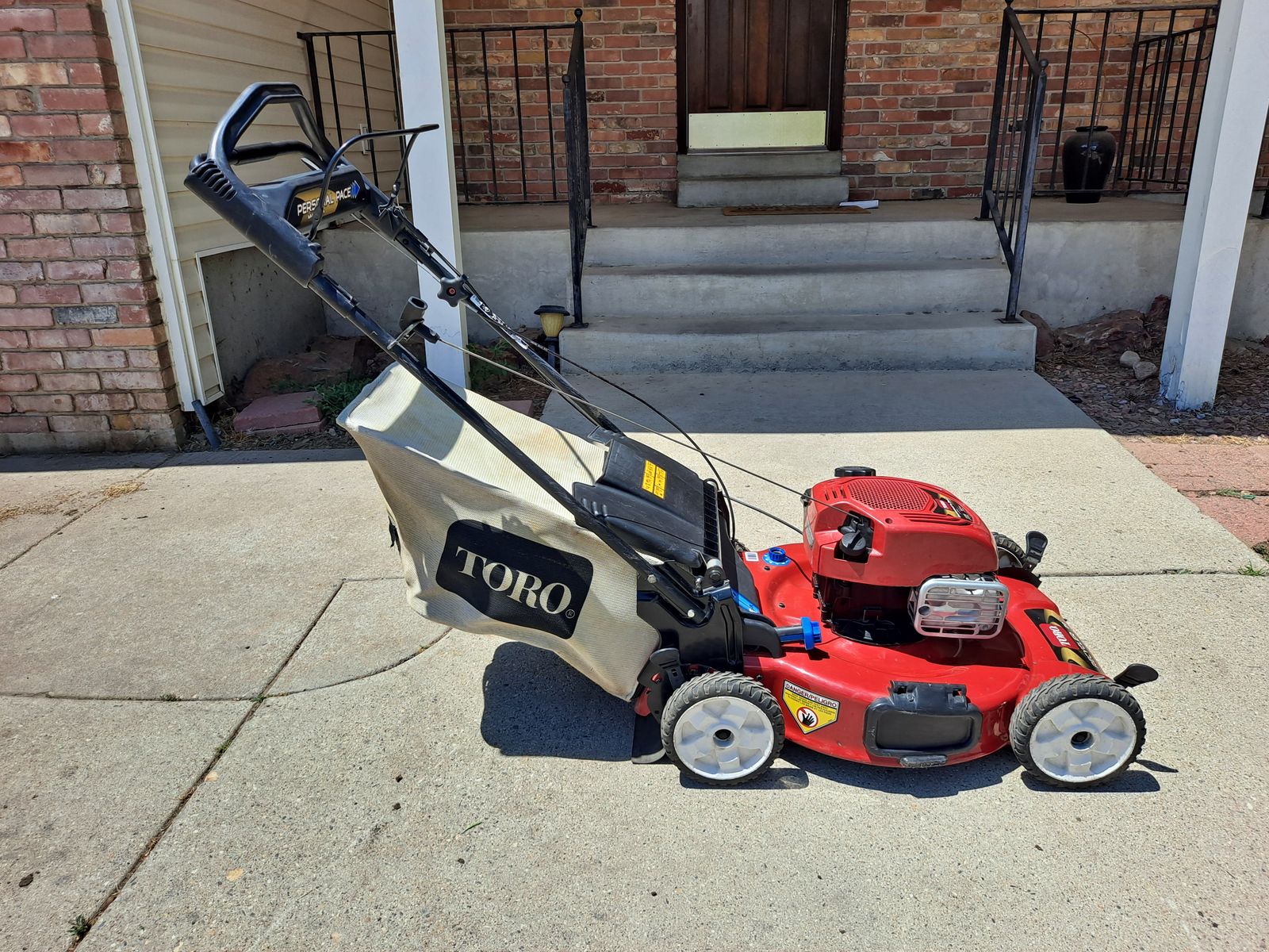 Toro rear wheel drive bagged mower, best you'll find