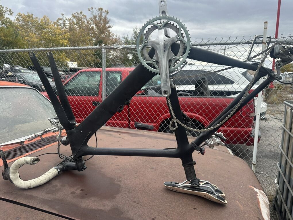 Carbon fiber bike frame