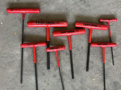 Craftsman Hex T-Handle Allen Wrench Set (8-piece, Red)