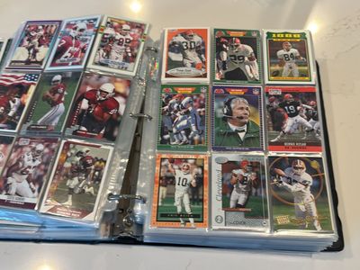 90’s and 2000’s Football card binder