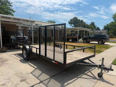 7x16 utility trailer with single axle