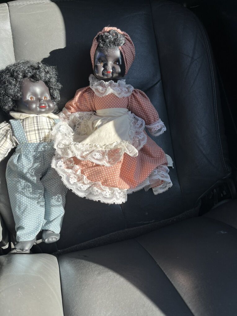 Vintage African dolls