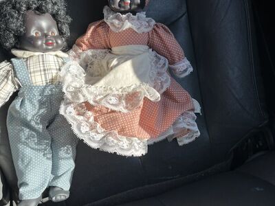 Vintage African dolls