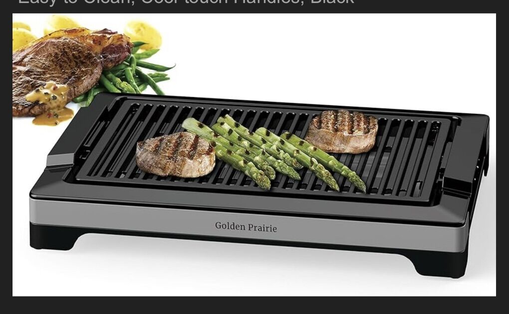 New Golden Prairie Electric Indoor Grill