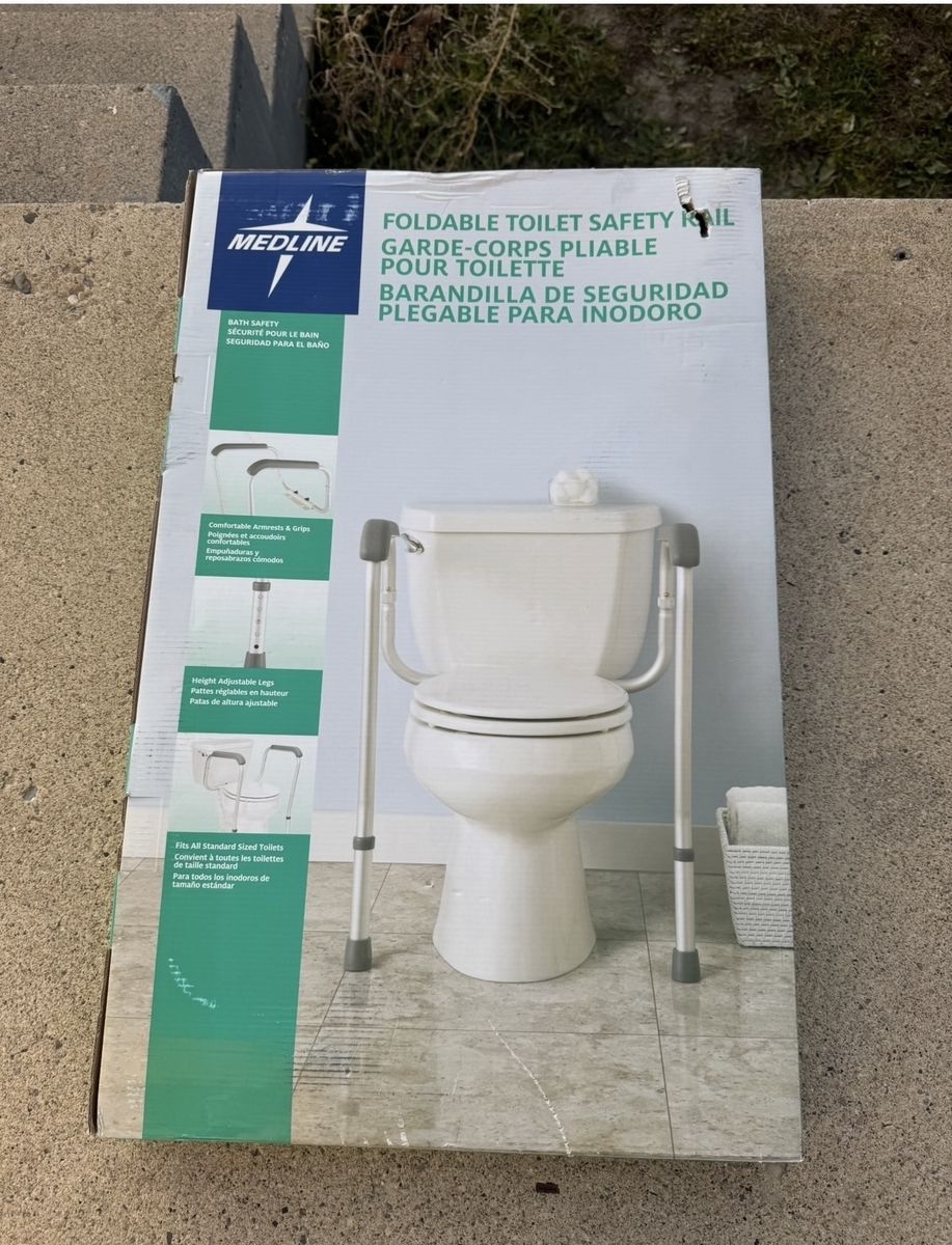 New Medline foldable Toilet Safety