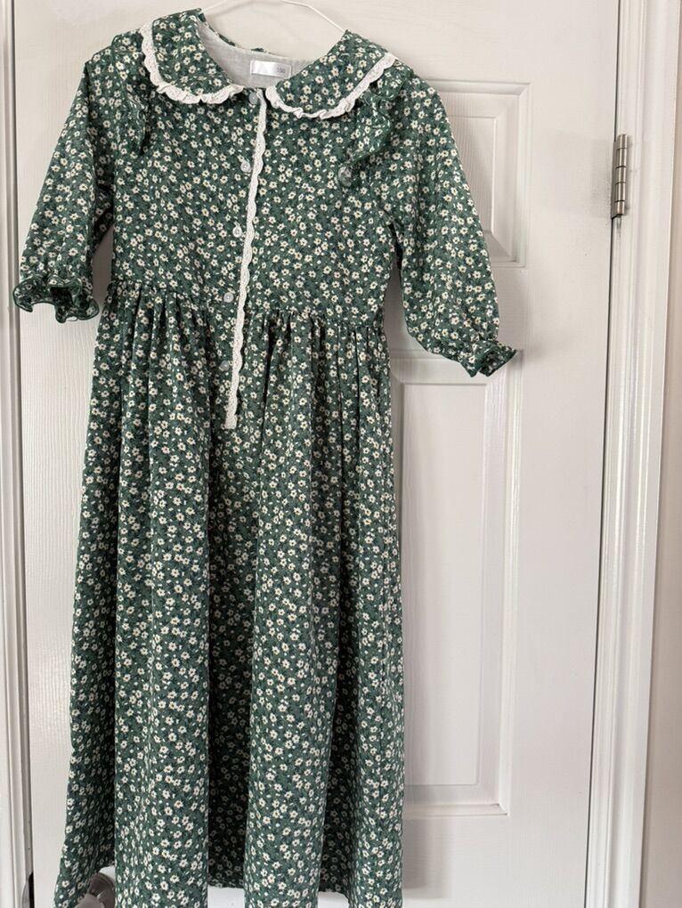 Girls Pioneer Costume - Floral