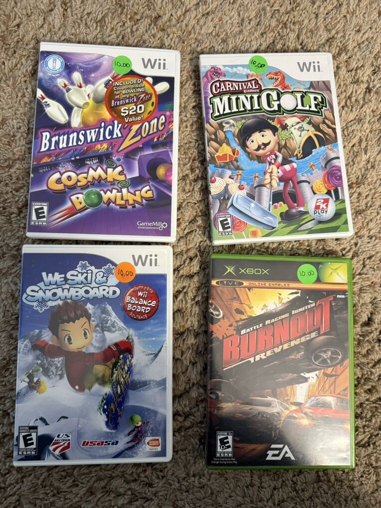 Wii & XBox Games