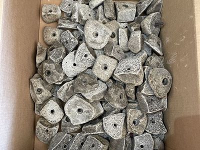 Large Lot of Used Rock Climbing Holds - Assorted Shapes and Sizes for Home Walls