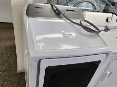 Samsung White Electric Dryer - Front Load