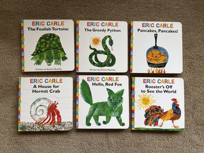 Six Eric Carle Board Books