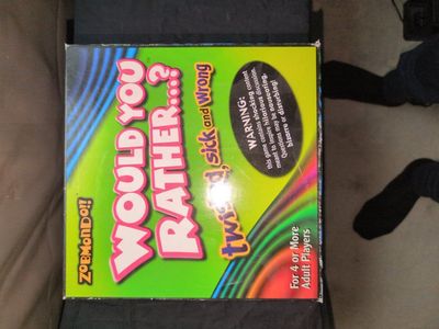 Would You Rather...? Twisted, Sick and Wrong Adult Party Board Game by Zobmondo!!