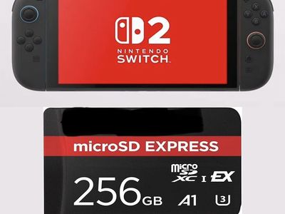 Nintendo Switch 2 Compatible MicroSD Express Card 256GB - Expand Your Storage