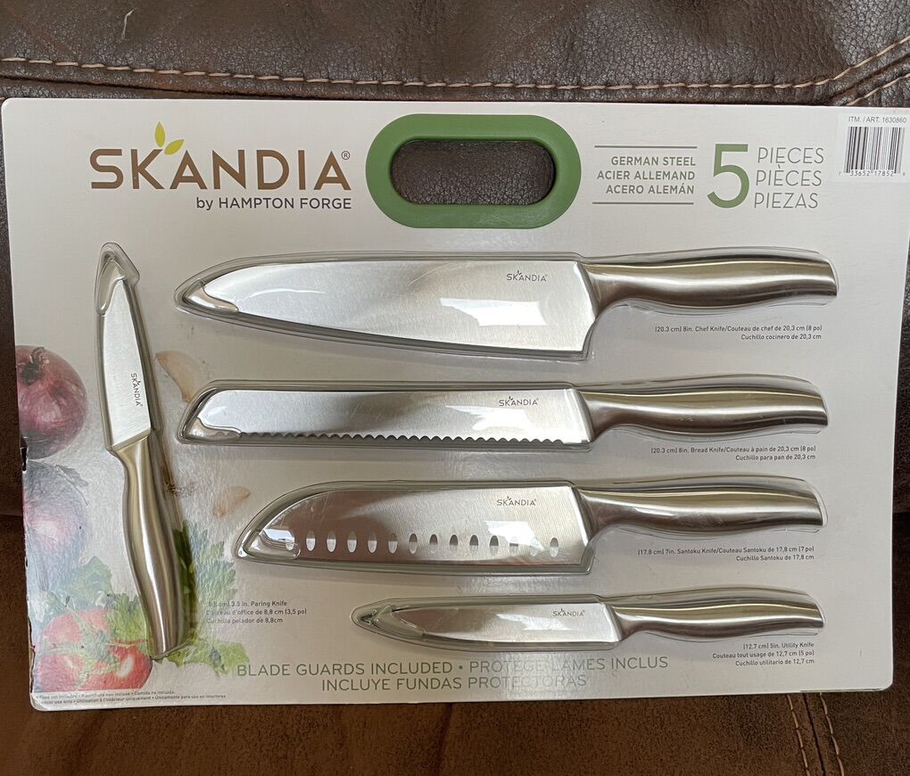 New 5 Piece Knife Set Skandia