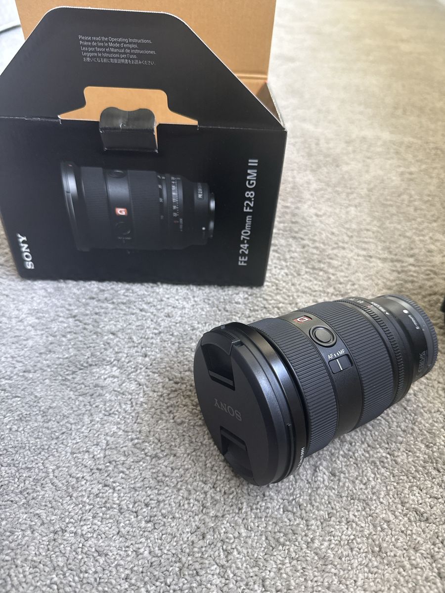 Sony FE 24-70mm F2.8 GM II Lens - E-Mount, Barely Used, Pristine Condition