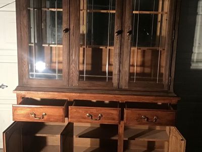 Nice Lighted Curio Cabinet