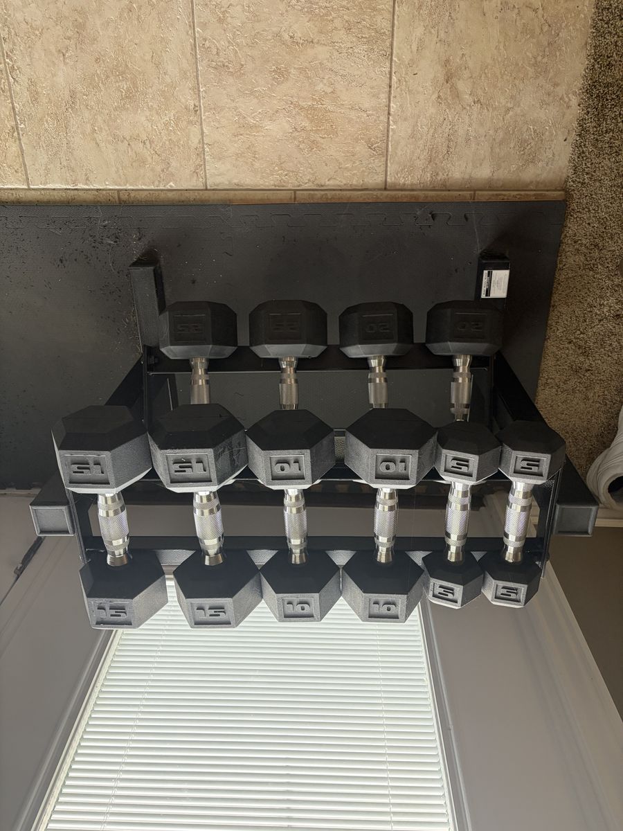 Dumbbells and Dumbbells Rack
