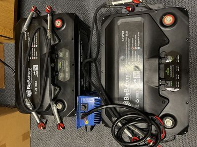 Two BigBattery 48V HUSKY 2 LiFePO4 Batteries + 20A Charger – $2,500 OBO