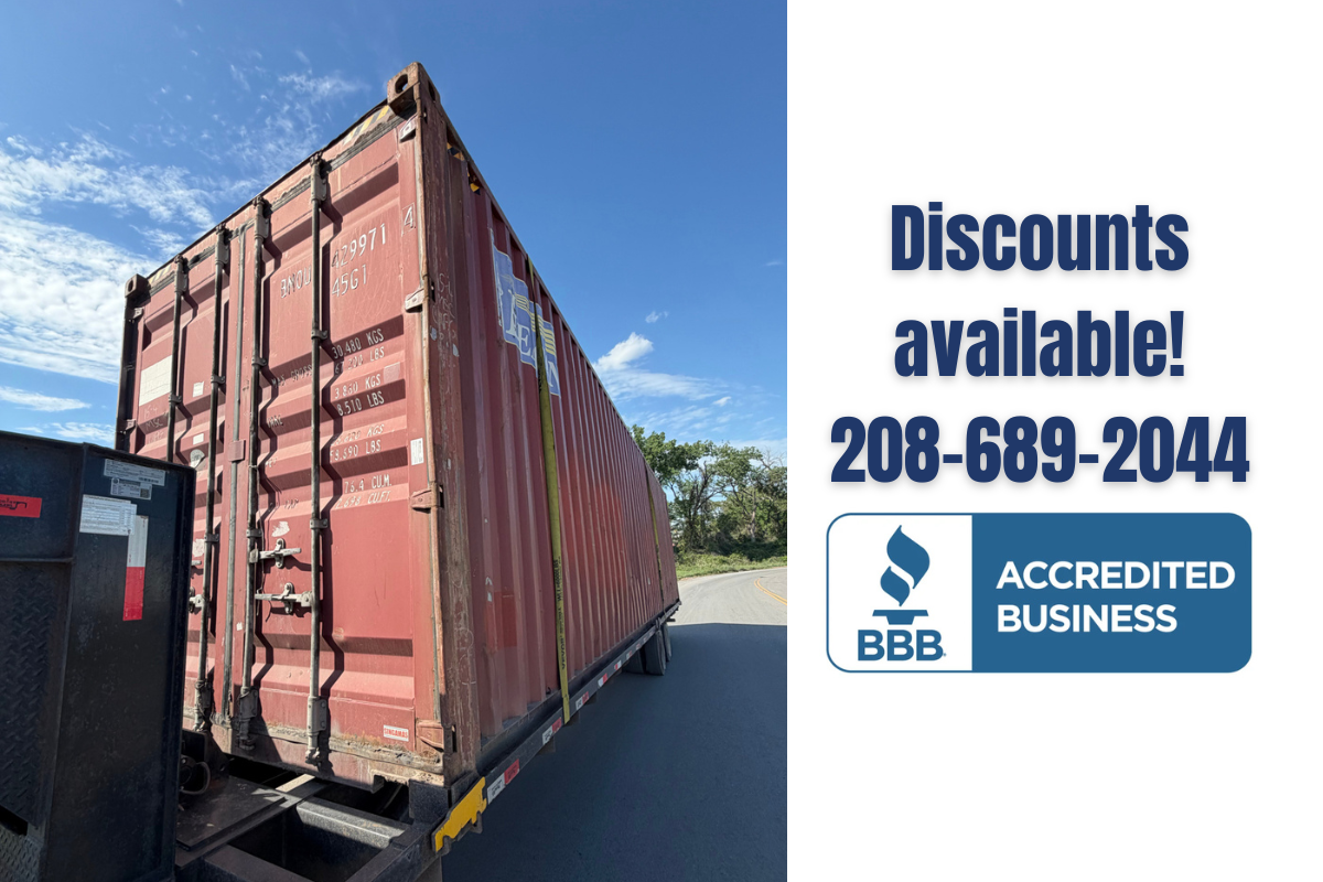 20' Used Shipping Container – Weatherproof Storage – In Stock Today