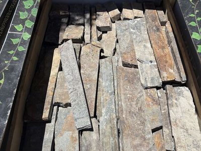 200 square feet of natural ledge stone