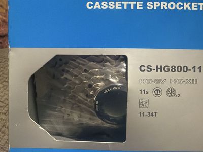 Shimano CS-HG800-11 Cassette Sprocket, 11-Speed (11-34T), HG-EV HG-X11